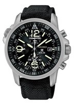 Watch strap Seiko V172 0AL0 SBDL031 L0DG011J0 Leather Textiles